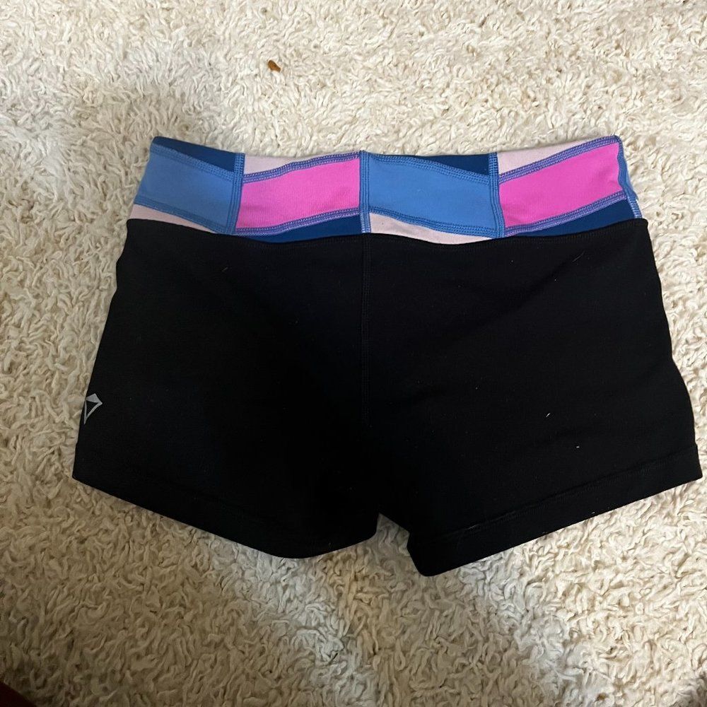 lululemon ivivva spandex shorts size 12